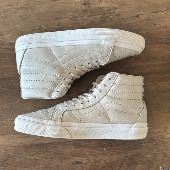 VANS Sk8 Hi Reissue Leather Whisper Pink | Women’s 7.5 Men’s 6 - Picture 4 of 10